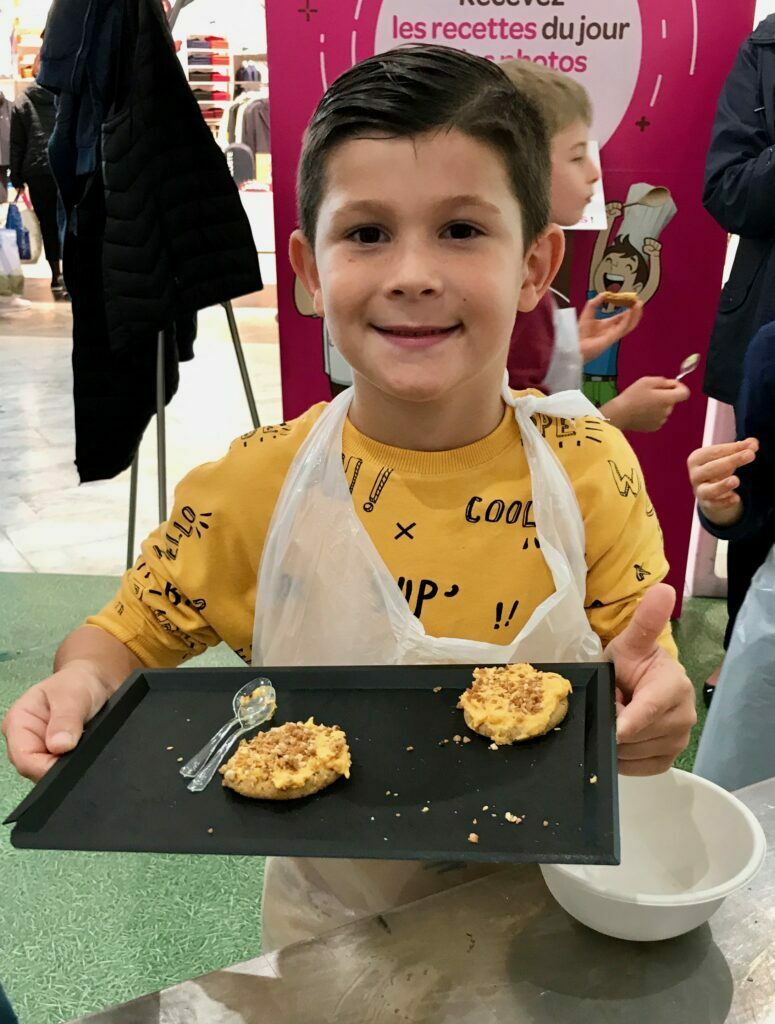 Atelier culinaire enfant biscuits cookies recette FlyinChef