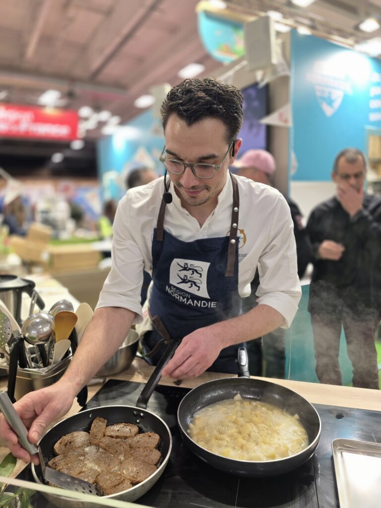 Chef Allan Vassor en démonstration culinaire