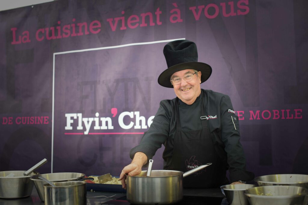 Chef Guy Larcheveque en démonstration culinaire