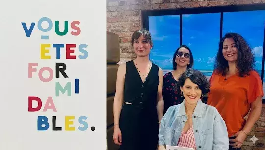 Morgane Martin-Bouyer, dirigeante de Flyin'Chef, invitée d'Anne Boétie dans l'émission Vous êtes formidables sur France 3 Normandie