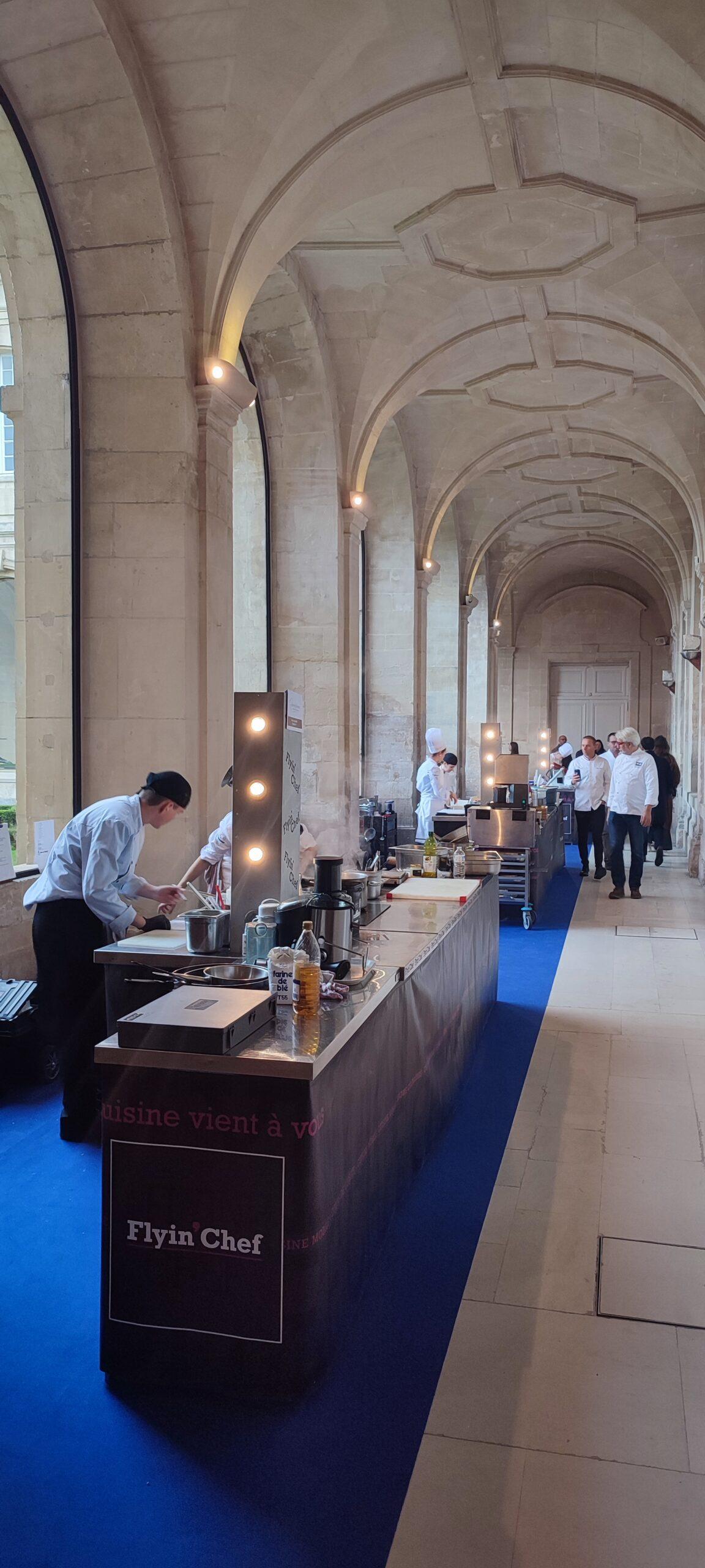 Cuisine mobile pour concours culinaire à l&rsquo;Abbaye aux Dames de Caen