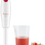 Mixeur plongeant 350 W à pied inox avec un bécher de soupe, en location