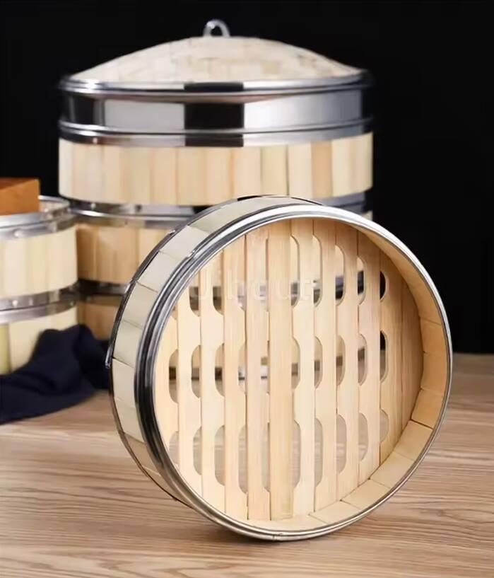 Panier Vapeur Bambou 21,5 cm en location chez Flyin'Chef