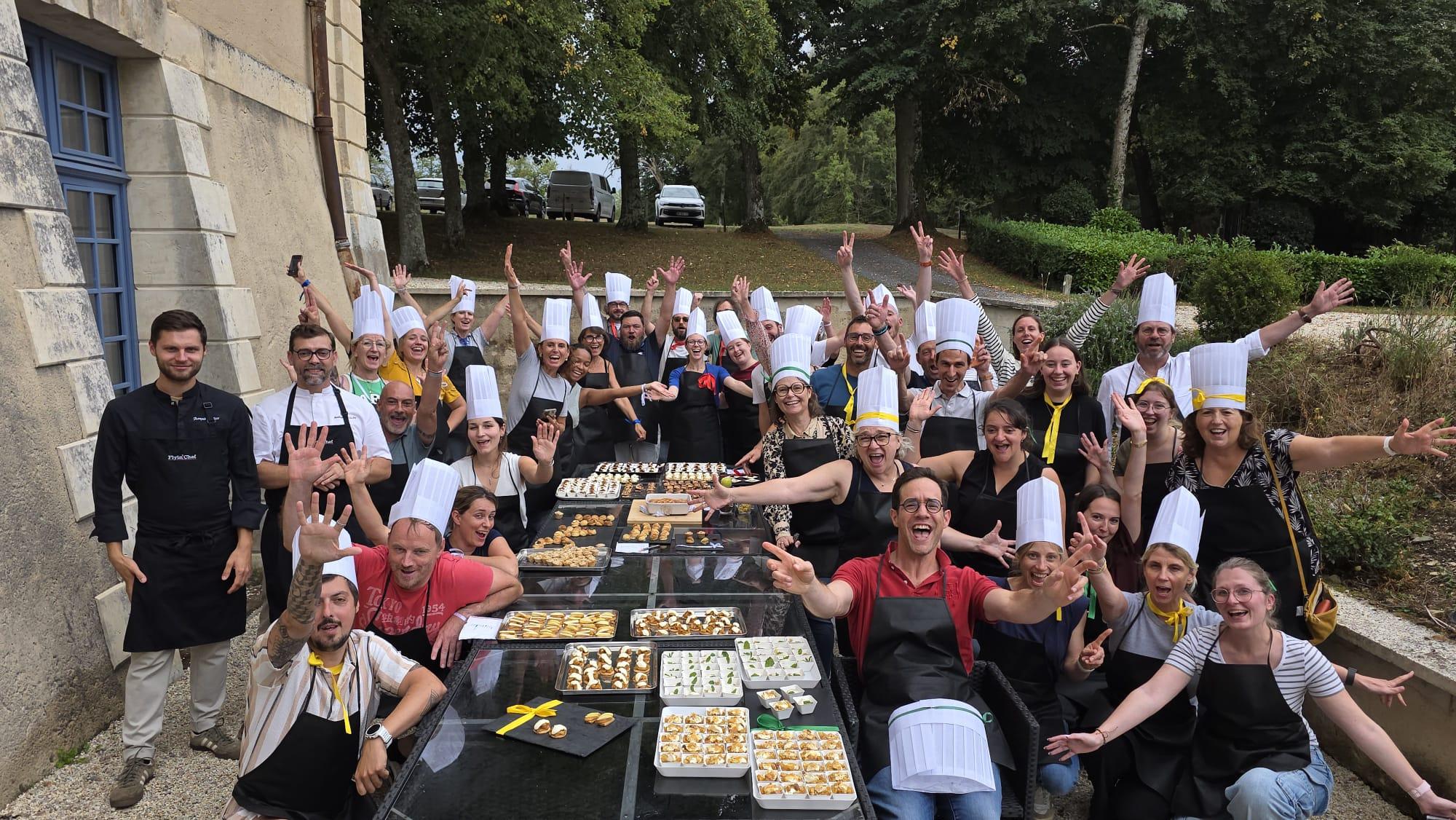 Team building pâtisserie pour H.A.C Pharma au Château de Villers-Bocage