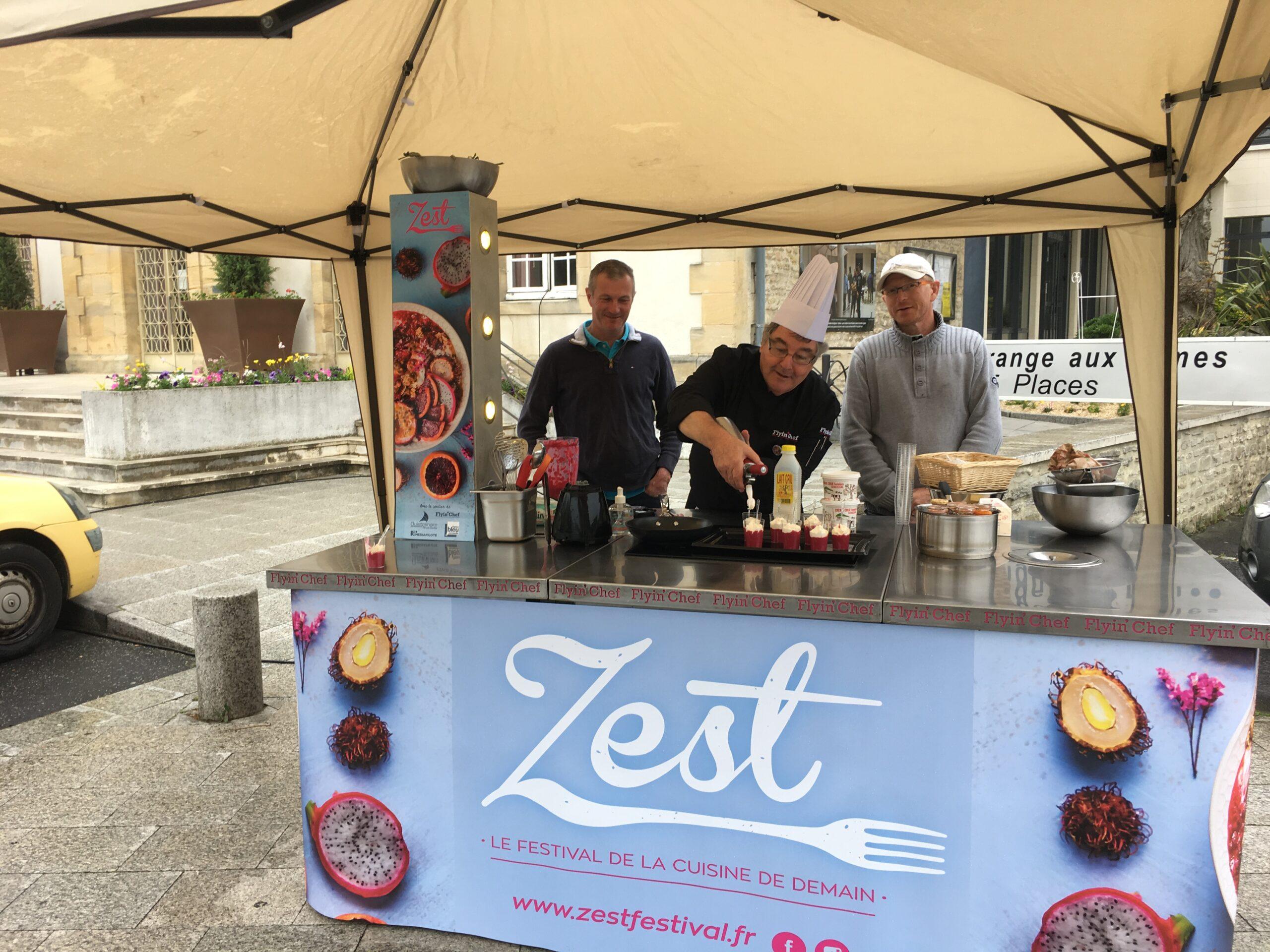 Flyin&rsquo;Chef, créateur du Zest&rsquo;Festival sur la cuisine de demain